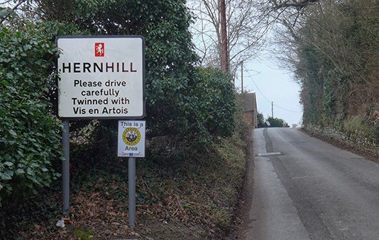 Hernhill Sign