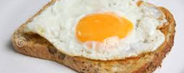 Fried egg on toast