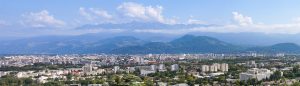 Panoramic view over Grenoble
