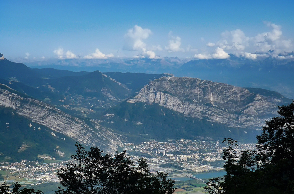 View from the Grenoble side of the Tunnel Mortier
