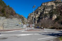 Entrance to Gorges du Cians from D6202