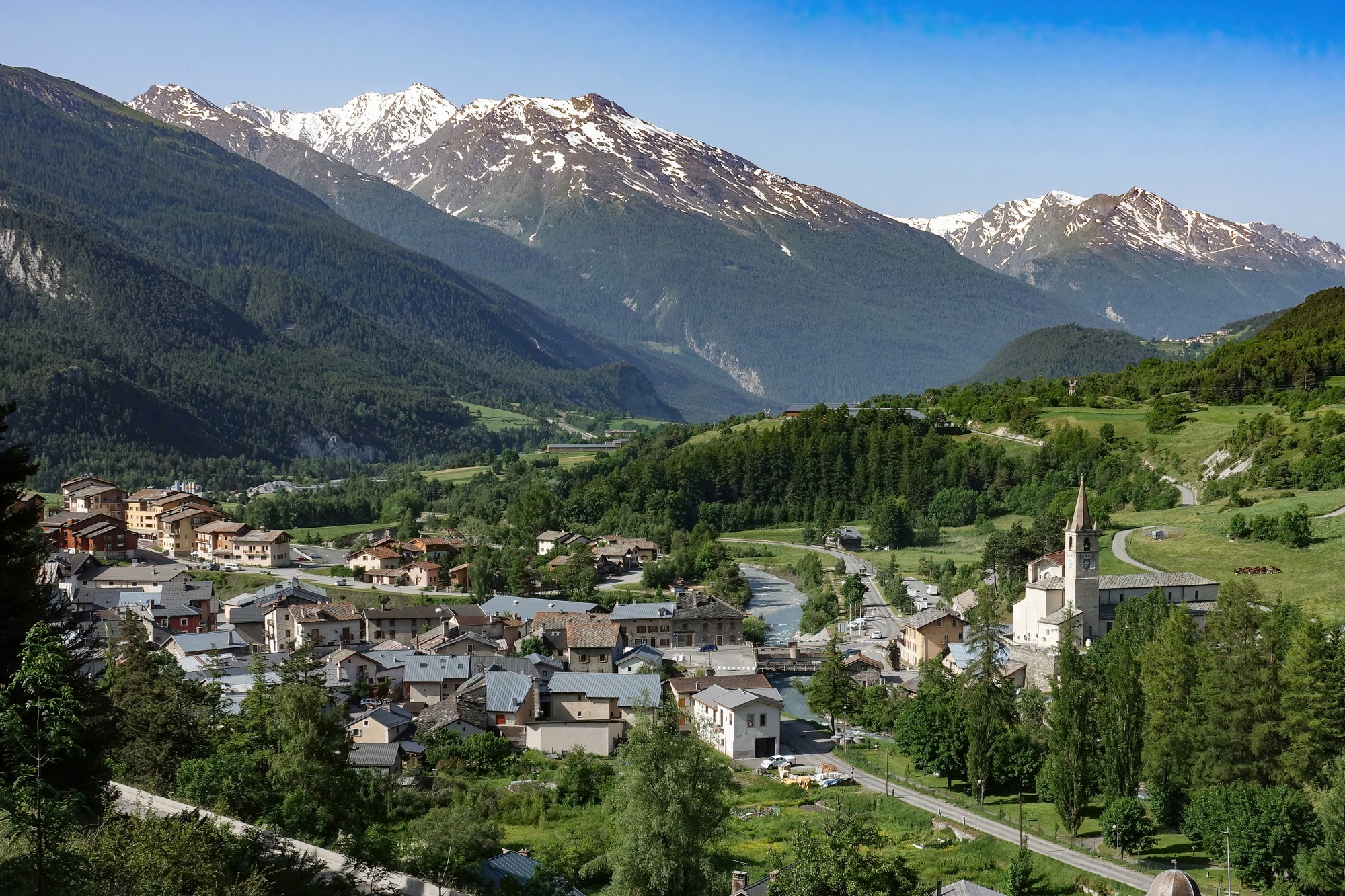 View over Termignon (Val Cenis)